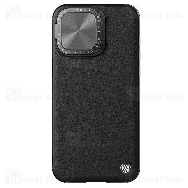 قاب محافظ iPhone 15 Pro Nillkin CamShield Prop Leather Case دارای محافظ دوربین